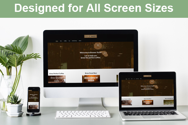Responsive ecommerce website designs that show great on all screen sizes.